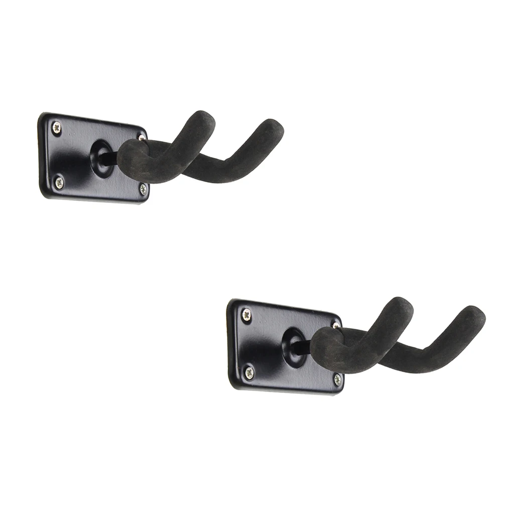 2Pcs Skateboard Hanger Skateboard Hooks Base Support Holder with Hooks for Skateboard Guitar Storage