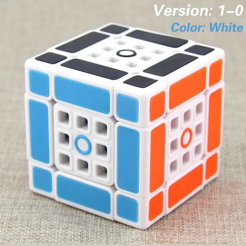 Fangshi F/S Lim Dual 3x3x3 волшебный куб 3x3 профессиональная скоростная головоломка, Пластиковые Вращающиеся антистрессовые Развивающие игрушки для детей - Цвет: 1.0-White
