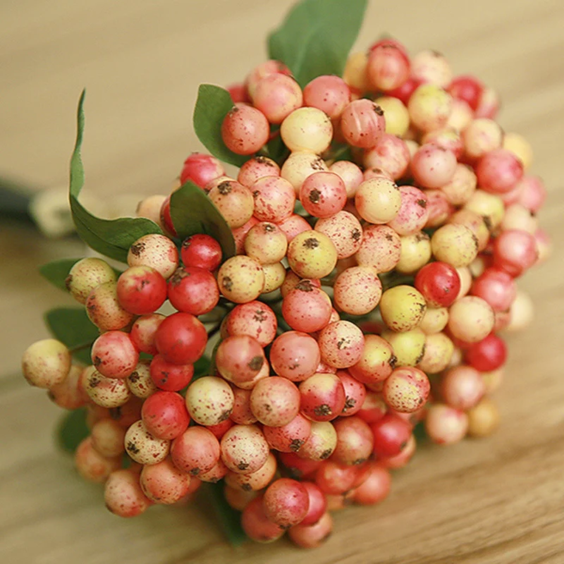 Simulation Berry Living Room Decoration Artificial Flower Decoration Indoor Bouquet Table Decoration Wedding Party Arrangement