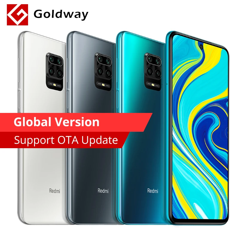 Глобальная версия мобильного телефона Xiaomi Redmi Note 9S 9 s 4 ГБ ОЗУ 64 ПЗУ Snapdragon 720G 48MP Quad