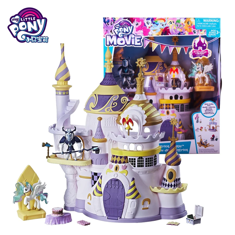 Оригинальный Canterlot My Little Pony замок игрушки магия дружеский костюм со стразами для