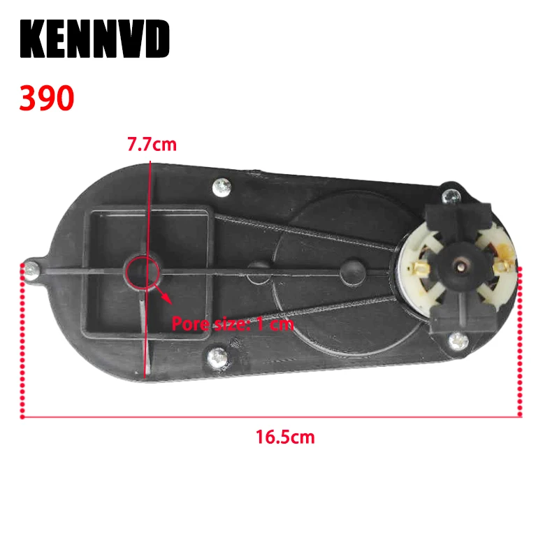 2 Pcs Kit Children's Electric Car Gearbox with RS550 or RS390 ,Kids Ride On Car Engine With 12V DC High Speed Motor Parts 5
