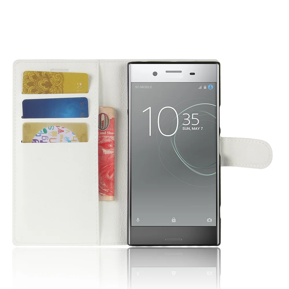 Чехол для телефона для sony Xperia XZ1 Компактный флип PU кожаный чехол силиконовый чехол для sony XZ1C кошелек смартфон Чехол Coque Funda