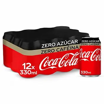 

Coca-Cola Zero Azúcar Zero Cafeína Lata - 330 ml (Pack de 12)