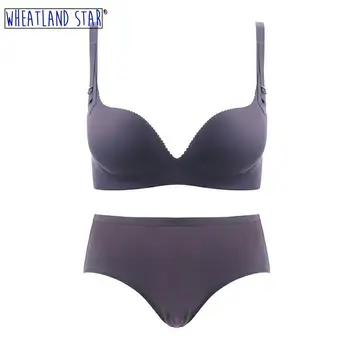

Lingerie Feminina Seamless Underwear Sets One-Piece Wire Free Push Up Female Bras Women's Underpants Sets Underwear & Sleepwears