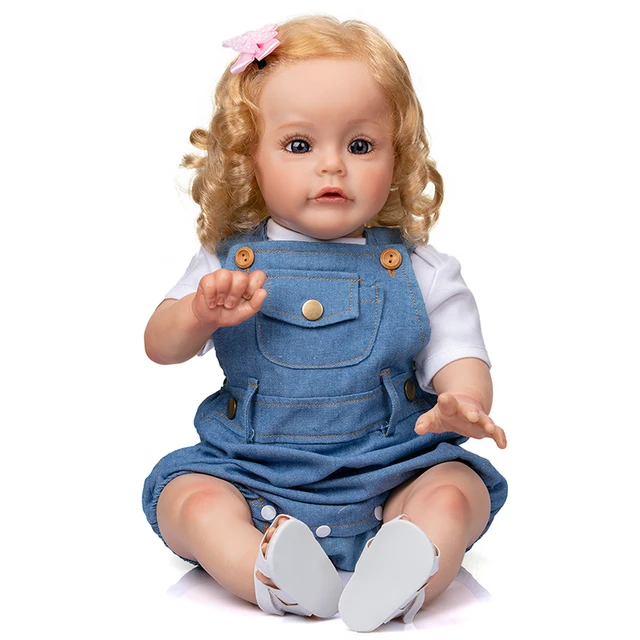60cm Reborn Doll Real Baby Size Reborn Toddler Girl Sue-sue Hand