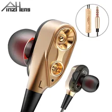 PINZHENG Hifi устройства наушники бас наушники для телефона игры в ухо наушники Спорт гарнитура наушники с микрофоном