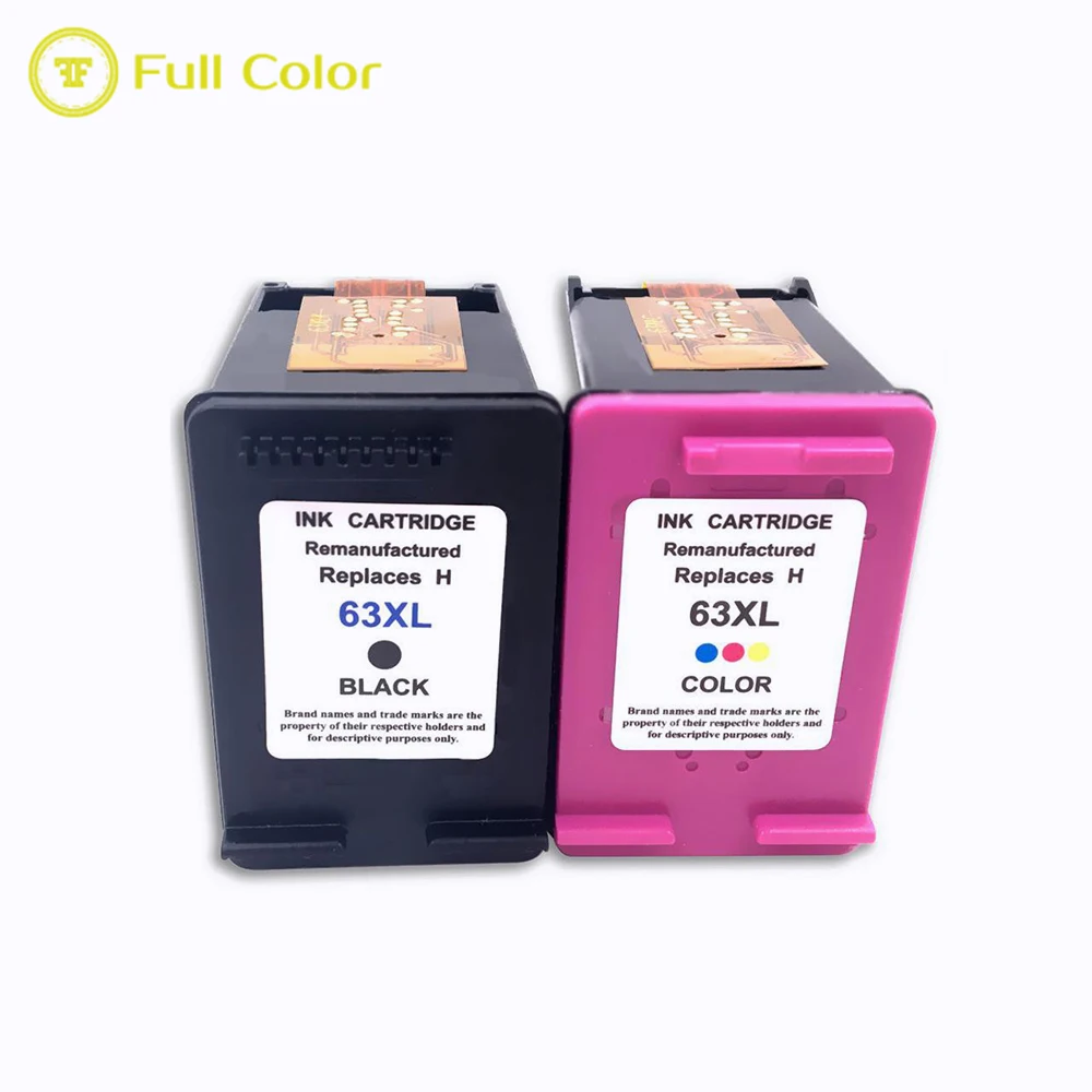 Fullcolor Premium Cartuccia Di Inchiostro Di Qualità 63 Compatibile Per Hp Deskjet 1112 2130 2132 3630 3631 3632 3633 3634 3636 3637 Stampante