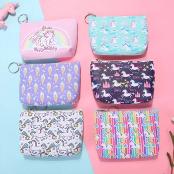 

Coin Purse Mini Leather Casual Pu Coin Wallet Lady Key Bag Purse Fashion Fruits Pattern Cartoon Money Bag Organizer Earphone Bag