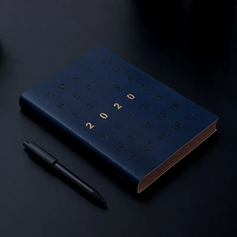 

Agenda 2020 Planner A5 Daily Notebook Organizer Mini Business Travel Notepad