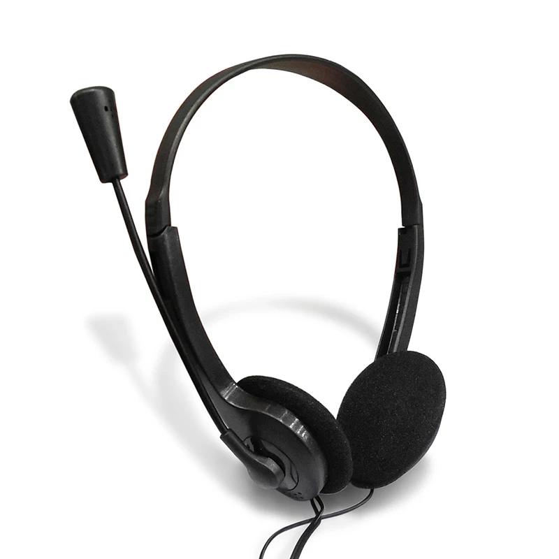 3.5 Mm Headphone Wired Earphone With Microphone Noise Canceling Computer Headset Lightweight For Laptop PC Customer Service | Электроника