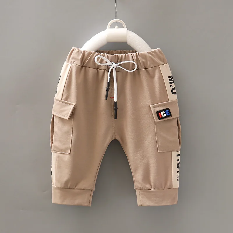 

2019 New Style Summer BOY'S Pants Korean-style Pure Cotton Sports Children's Pants Small CHILDREN'S Male Baby Shorts Batch