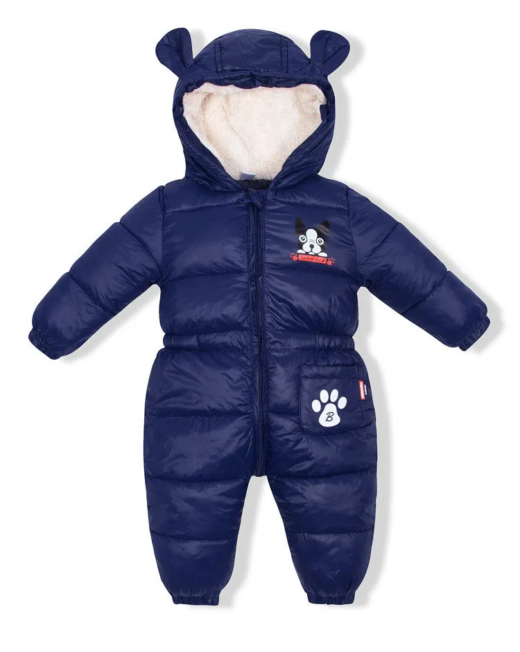 Dark Blue Зимняя куртка детская одежда для мальчиков и девочек зимние пальто с хлопковой подкладкой детская верхняя одежда - Цвет: Dark Blue