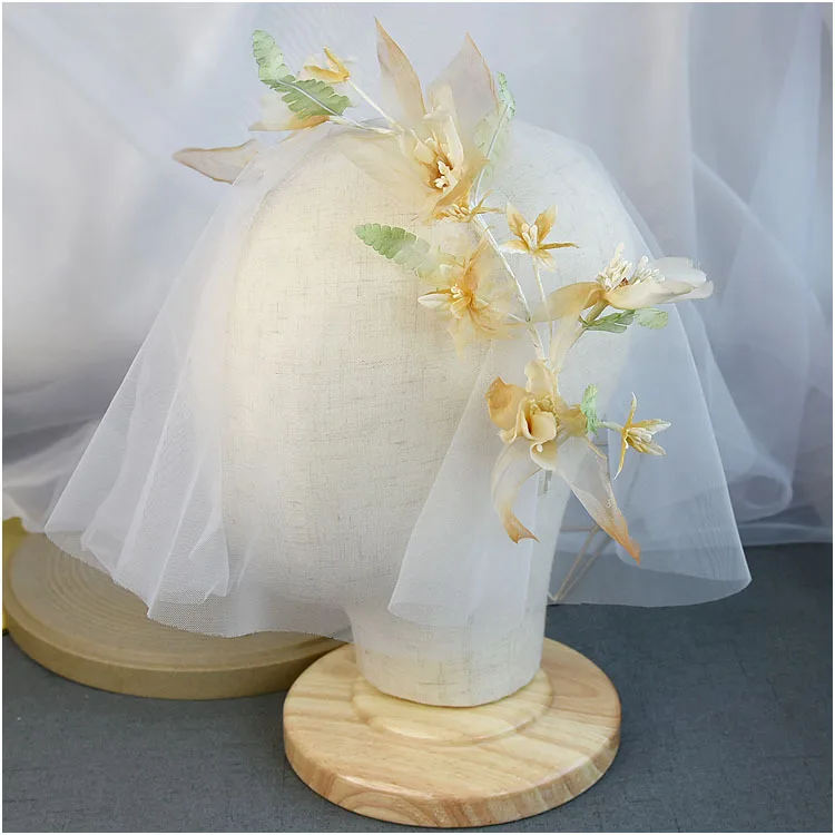 2020 пряжа цветок ручной работы сладкая гирлянда цветочный головной венок невесты