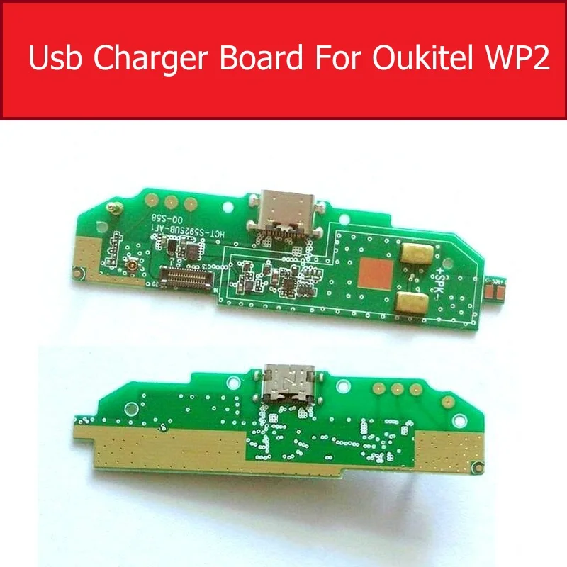 Микрофонная и usb зарядная док-станция для Oukitel Wp2 Wp 2 USB зарядное устройство Порт Соединительная плата Ремонт Запасные части