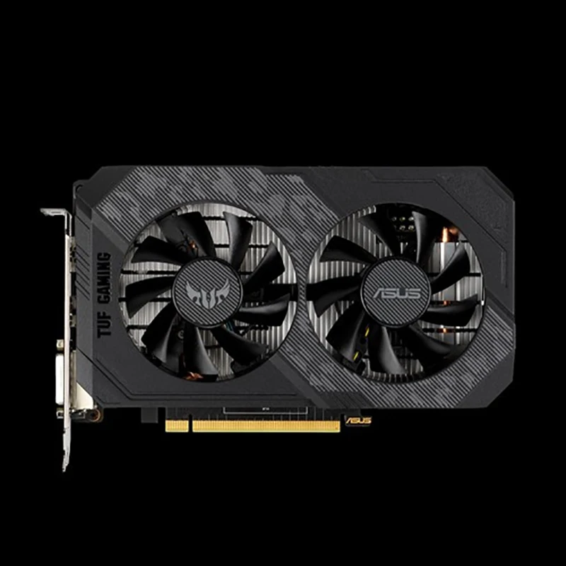 Asus TUF-GTX1650-O4GD6-P-GAMING Graphics NVIDIA® GeForce GTX 1650 PCI Express 3.0 GDDR6 4GB DVI DP Video Card display card for pc