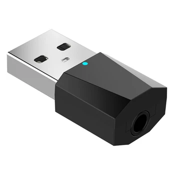 

DC 5V USB Plastic Black Wireless BT 4.2 Audio Stereo Receiver Fit for 3.5mm earphones Car AUX and more 3.5mm input devices