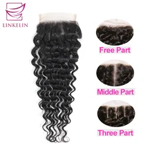Best Price LINKELIN Mongolian Deep Wave Lace Closure 4*4 Free/Middle/Three Part Human Hair Closure 130% Destiny Lace Remy Hair Closure Best Price LINKELIN Mongolian Deep Wave Lace Closure 4*4 Free/Middle/Three Part Human Hair Closure 130% Destiny Lace Remy Hair Closure