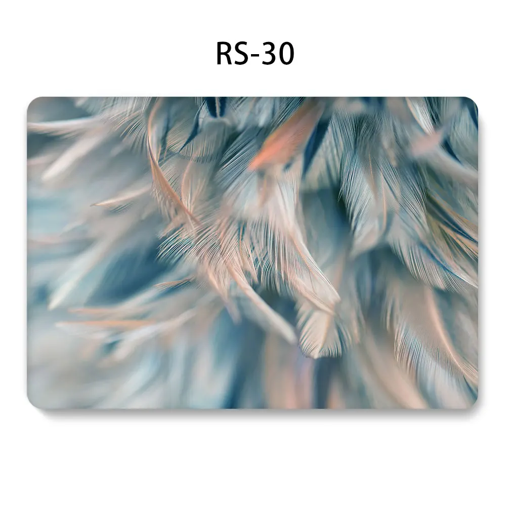 Чехол для ноутбука MacBook Touch ID Air 13 A1932 Air Pro retina 11 12 13 15 для mac book New Pro 13 A2159 Сенсорная панель+ крышка клавиатуры - Цвет: 30