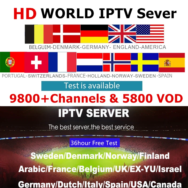 World HD iptv android smart tv box 9500+ Прямая подписка m3u арабский Европа Франция голландский швейный испанский румынский iptv телеприставка