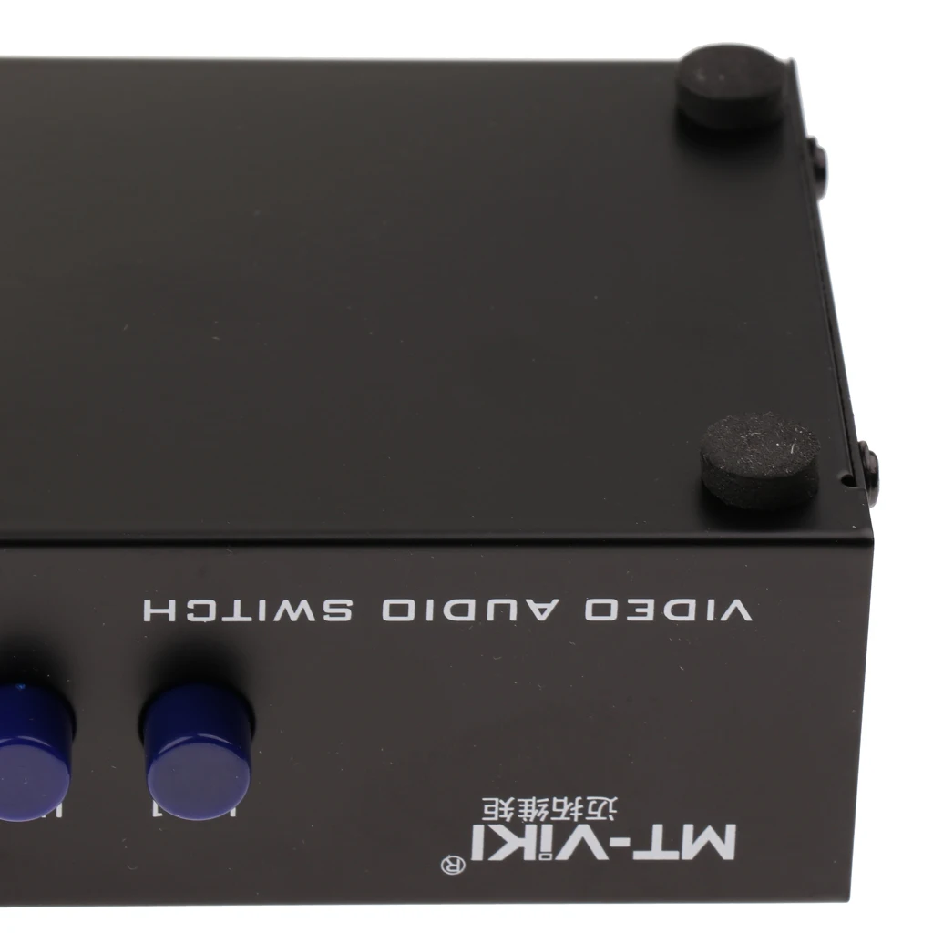 AV Switch Box Switcher 8-Way RCA Stereo Audio/Video Composite Selector