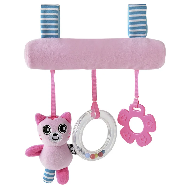 Baby Animal Stroller Pendant Bed Hanging Bell Baby Stuffed Yoy 0-12 Months Newborn Educational Toy for Children wholesale