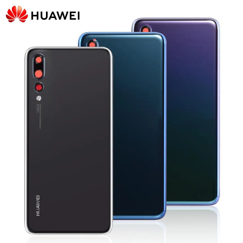 Оригинальный задний корпус для huawei P20 Pro Крышка батарейного отсека дверь с