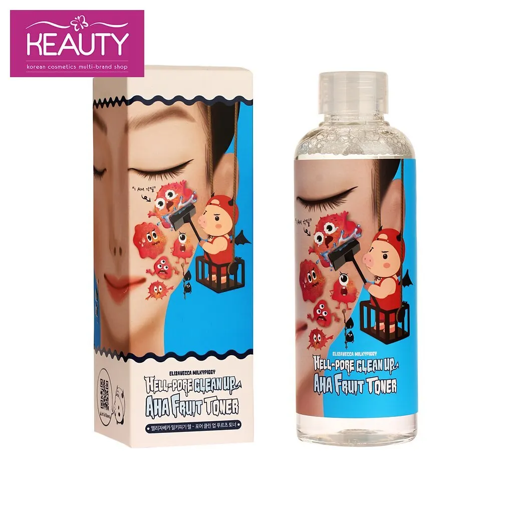 Elizavecca Hell-Pore Clean Up Aha Fruit Toner 200 ml |