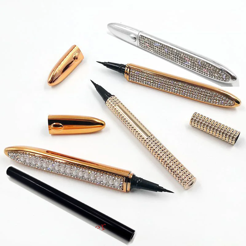 20pcs/lot Magic Self-adhesive Eyeliner Pen Glue-free Magnetic-free for False Eyelashes Waterproof No Blooming Eye Liner Pencil | Красота и
