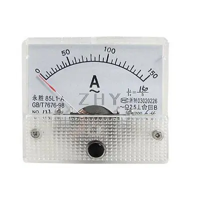 

85L1-A AC 0-150A Rectangle Analog Panel Ammeter Gauge