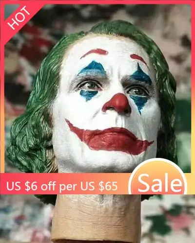TBLeague 1/6 DC2019 Joker Head Sculpt Joaquin Phoenix играемая для 12 В экшн фигуре|Игровые фигурки и
