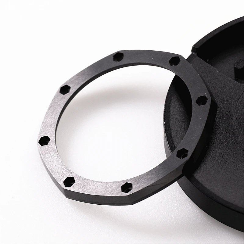 Черный Black white ceramic bezel for Audemars Piguet Royal Oak Offshore AP26400 watch bezel - Цвет: Черный