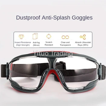 

GA501 Polycarbonate Goggles Anti-fog Anti-impact Anti-ultraviolet Liquid Riding Windproof Multifunctional Protective Glasses