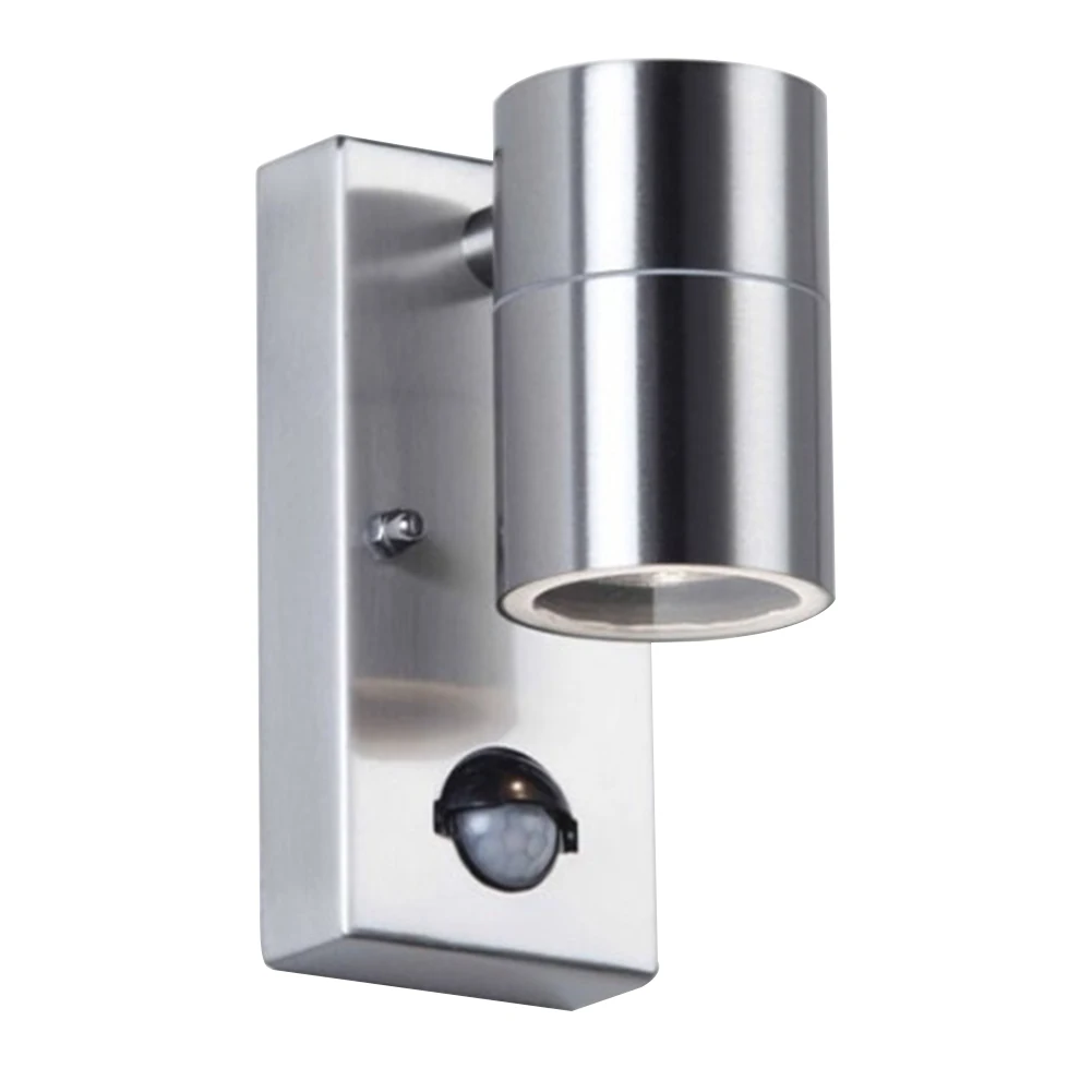 

Single Head PIR Motion Sensor Automatic Induction Waterproof Garden Stainless Steel Down Yard Walkway Easy Install Wall Light