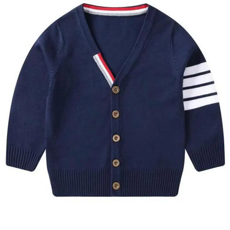 Baratos Danmoke niño pequeño suéter primavera otoño bebé niños Pullover abrigo de lana para niños de 2 a 6 años