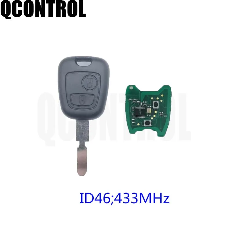 

QCONTROL Car Remote Key DIY for PEUGEOT 406 407 408 Complete Vehicle Key