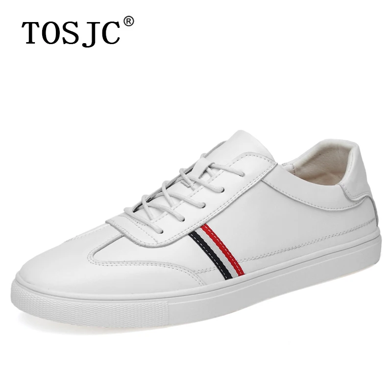 

TOSJC New Striped Skateboarding Shoes Men Casual Sneakers High Quality Trainer Shoes for Man Outdoor Lightweight Flat Footwear