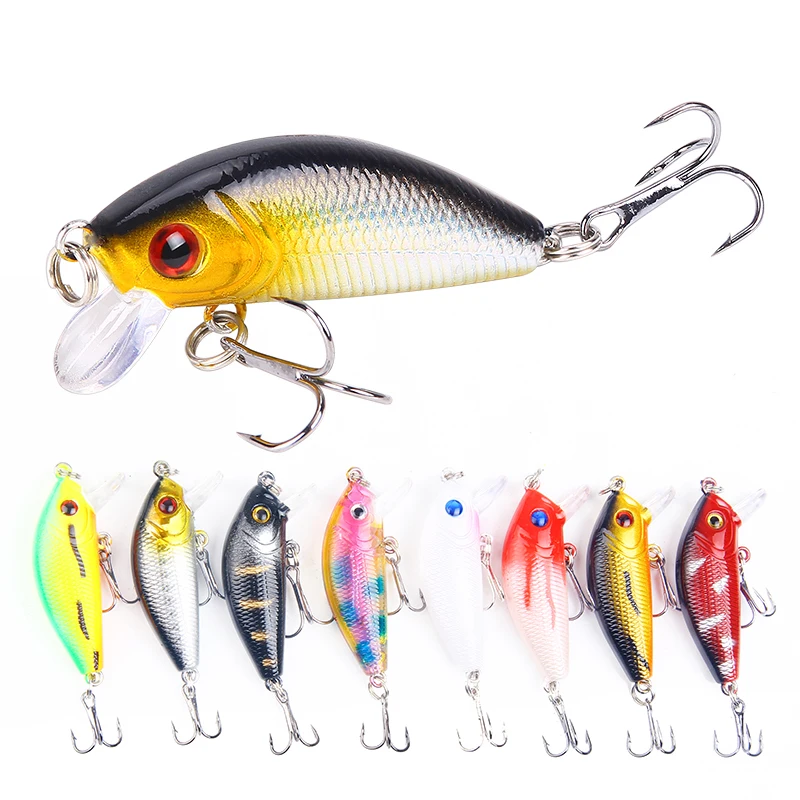 

Cross-border bionic bait 5cm/4.2g Mino rock lure 8-color plastic artificial bait hard bait fresh water bait