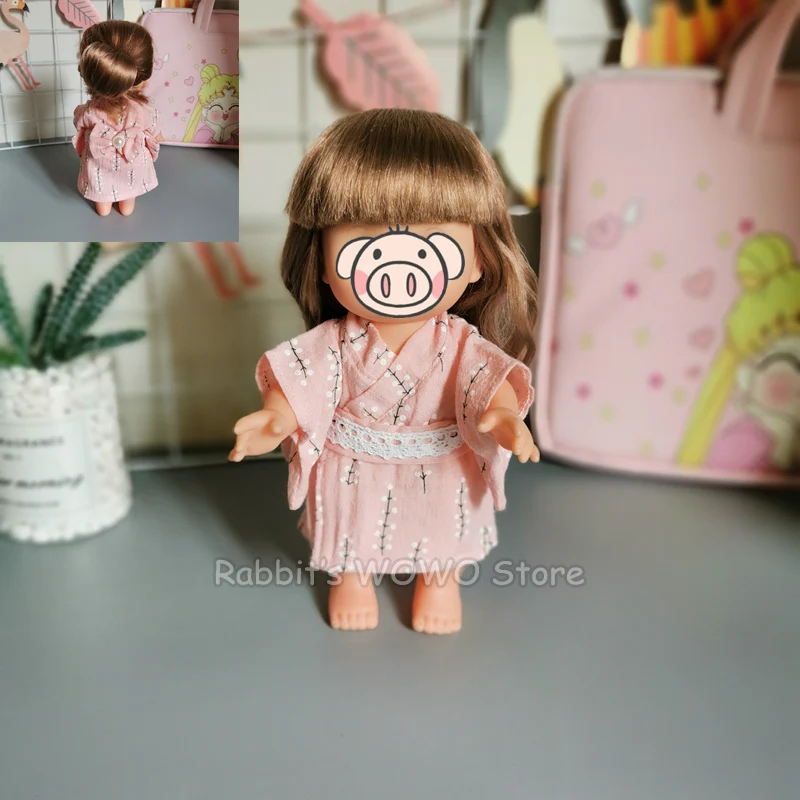Одежда для кукол, подходит для детей 25 см, аксессуары для кукол, 1/6, BJD кукла для новорожденных, наряды для кукол, милое платье, головной убор, костюм, подарки для девочек
