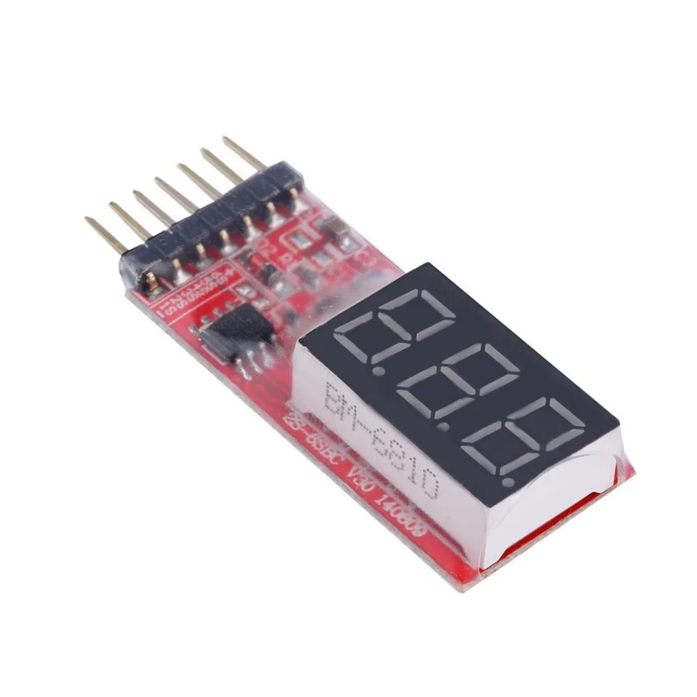 RC Напряжение Lipo батарея метр тестер Индикатор 2-6 ячеек светодиодный вольтметр панели для 2 S-6 S(7,4 V~ 22,2 V) Li-Po/Li-ion/LiMn/Li-Fe Batte