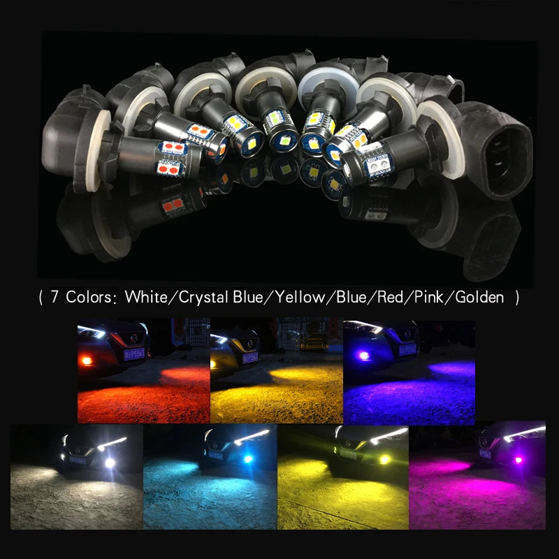1 шт. 881 авто светодиодный фары лампы для Aveo 5 Accent Elantra Sonata Santa Fe Tucson kia Sportage Spectra Rio Sorento Форте