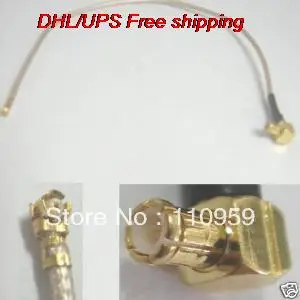 DHL/EMS Горячая 100 шт. штекер mcx под прямым углом к IPX U Fi обжимной RG178 Pigtail-A2