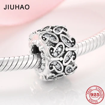 

True meaning of life Leaves Round Beads 925 Sterling Silver Charms Fits Original JIUHAO Charms Bracelet Bangles DIY Jewelry