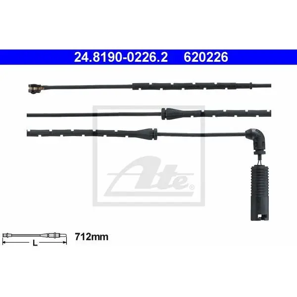 Датчик износа колодок зад.\ BMW X5 all 00 L 715 ATE 24.8190-0226 | Автомобили и мотоциклы
