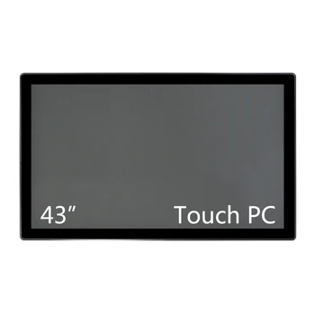 

43 inch HDMI capacitive touch pc, windows J1900 4+64G, customize for android / wondows computer, 7*24 hours working