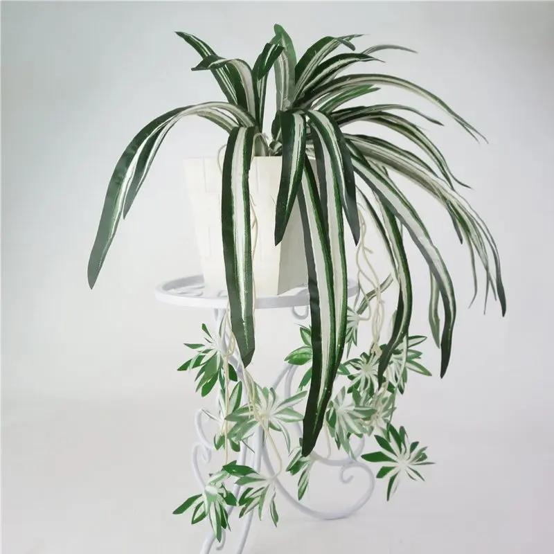 65 см Искусственный цветок ципресс в горшках зеленое растение Гибискус поддельный цветок набор имитация растения гостиной украшение пластиковый шелк