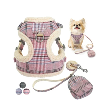 

New Pet Dog Harnesses Vest No Pull Adjustable Chihuahua Puppy Cat Soft Harness Leash Set For Small Medium Dogs Coat Arnes Perro