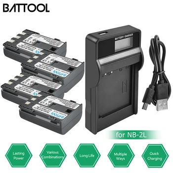 

BATTOOL 4pcs 7.2V Batteries + LCD Charger EN-EL3e EN EL3e EL3a ENEL3e for Nikon D300S D300 D100 D200 D700 D70S D80 D90 D50 L10