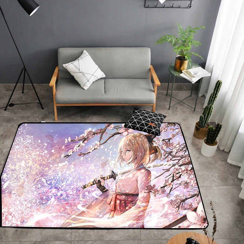 Style 18 Мультяшный Fate Grand Order, коврик для двери Fate stay Night, ковер, коврик для спальни, нескользящий коврик, Мультяшные подарки - Цвет: Style 18