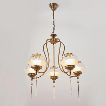 

Chandelier 69645/5 E14 40W bronze 63x63x57 cm 4942279